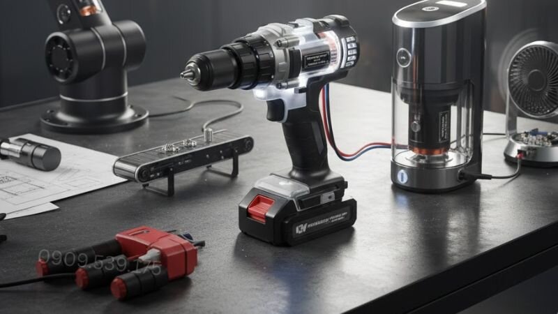 Động cơ không chổi than 21V được ứng dụng rộng rãi trong thiết bị dân dụng.