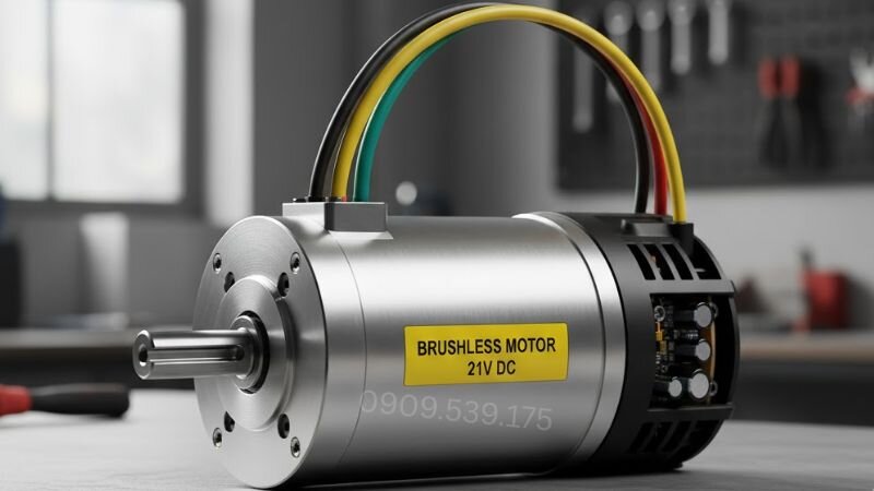 Động cơ không chổi than 21V.