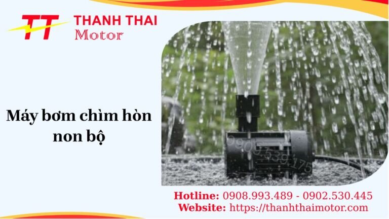máy bơm chìm hòn non bộ