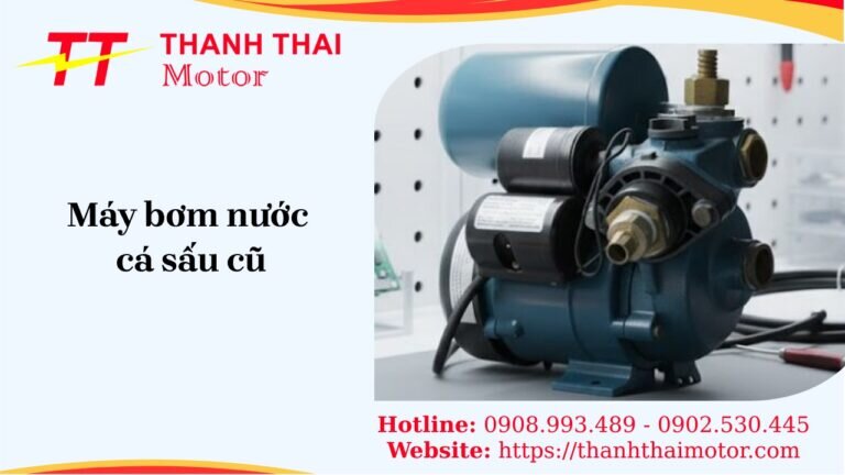 Máy bơm nước cá sấu cũ