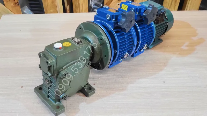 Overall design of the 3-Stage Gear Motor (2 UDL 0.8kW and 1 WPDS 70)