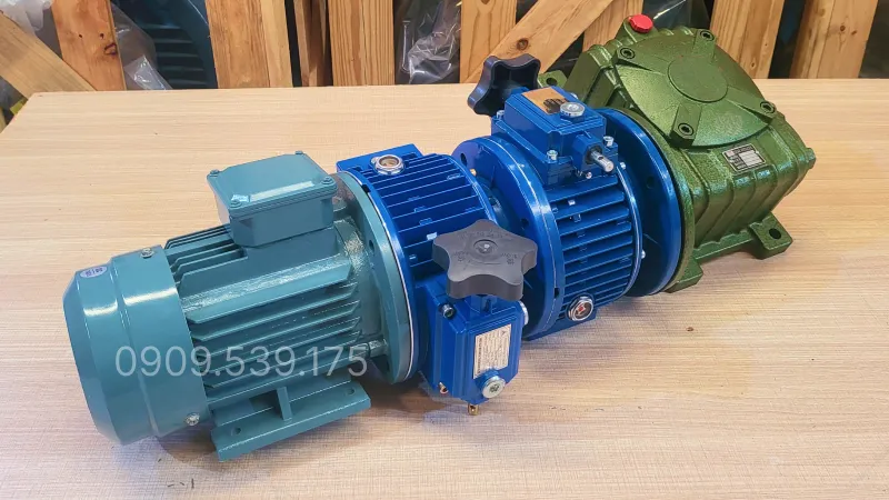 General design of the 3-Stage Gear Motor (2 UDL 1.5kW And 1 WPDX 100)