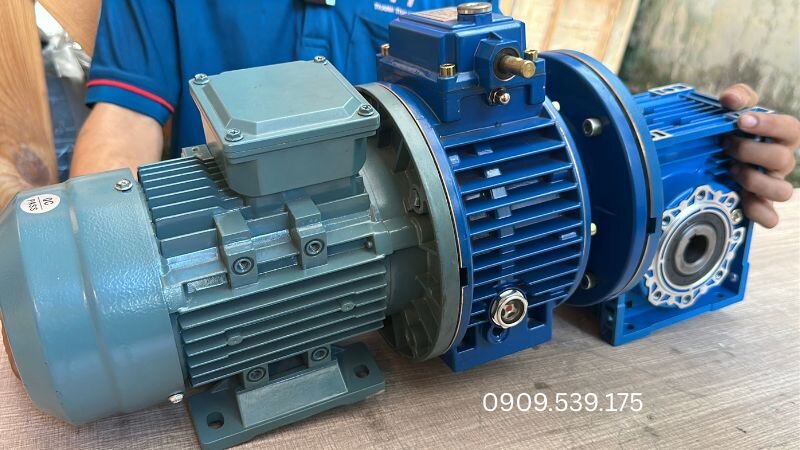 Cách lắp motor điện với điều tốc cơ và NMRV