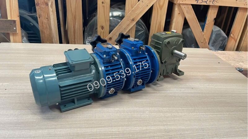 Detailed structure of the 3-stage gear motor with 2 UDL and 1 WPDA
