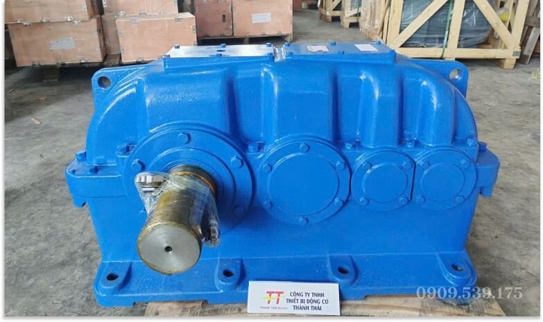 Giới thiệu hộp giảm tốc ZQ 2 cấp bánh răng trụ, vỏ gang, ứng dụng công nghiệp nặng