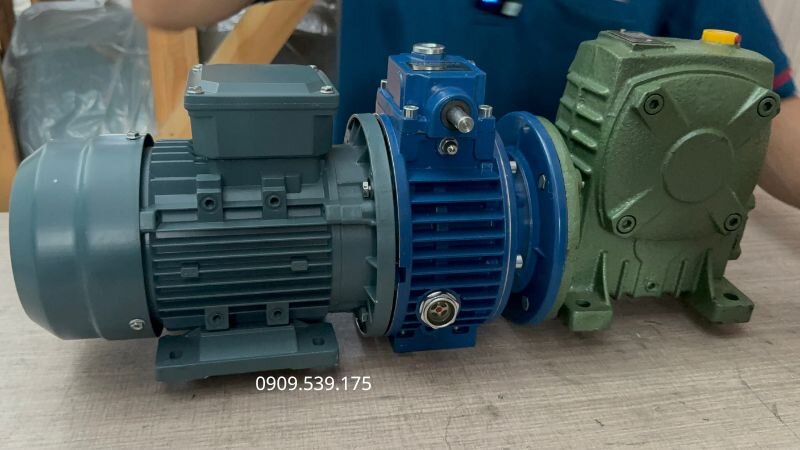 Hướng dẫn cách lắp motor điện với điều tốc cơ và WPDA