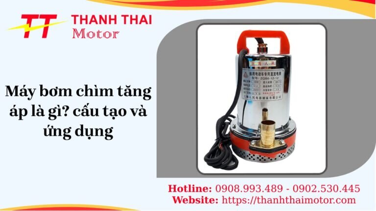 Máy bơm chìm tăng áp lựa chọn tối ưu cho hệ thống cấp nước