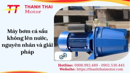 Máy bơm cá sấu không lên nước, nguyên nhân và giải pháp chi tiết