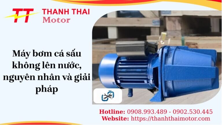 Máy bơm cá sấu không lên nước, nguyên nhân và giải pháp chi tiết
