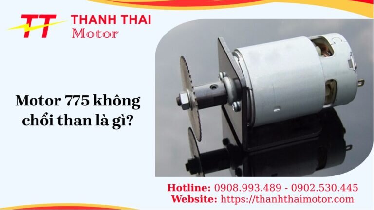 Motor 775 không chổi than hiệu suất vượt trội, mạnh mẽ, tiết kiệm