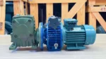 Góc bên trái của Motor giảm tốc 2 cấp UDL 1.5kW - WPDA 80