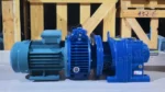 Góc bên trái của Motor giảm tốc 2 cấp UDL 2.2kW - R67