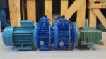 Góc bên trái của Motor giảm tốc 3 cấp (2 UDL 0.37kW và 1 WPDO 60)