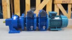 Góc bên phải của Motor giảm tốc 3 cấp (2 UDL 1.5kW và 1 Cycloid X3)