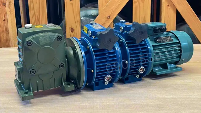 Motor giảm tốc 3 cấp (2 UDL 2.2kW và 1 WPDA 120) chính hãng