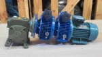 Góc bên phải của Motor giảm tốc 3 cấp (2 UDL 2.2kW và 1 WPDS 120)