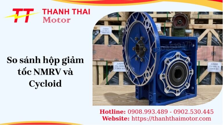 So sánh hộp giảm tốc NMRV và Cycloid