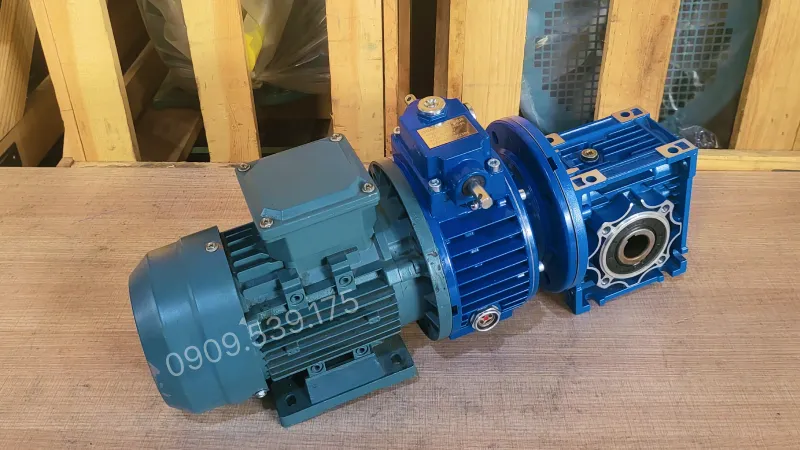 Thiết kế tổng quan motor giảm tốc 2 cấp UDL 2.2kW - NMRV 75