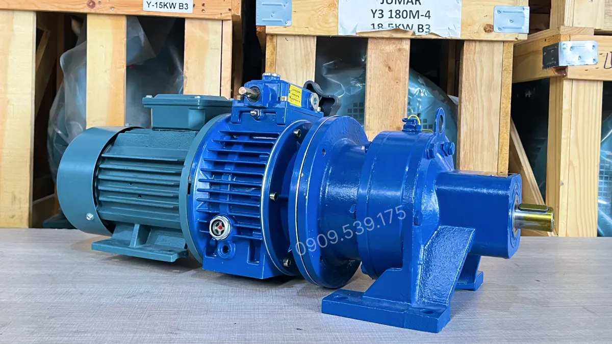 Ứng dụng motor giảm tốc 2 cấp UDL 1.5kW - Cycloid X3