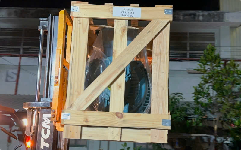 Các dòng động cơ điện được đưa vào kho