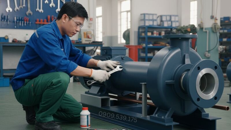 Bảo dưỡng bơm ly tâm đa tầng cánh để hoạt động ở hiệu suất cao trong môi trường công nghiệp.