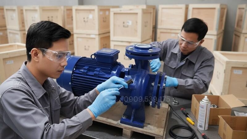 Bảo dưỡng định kỳ máy bơm nước để máy bơm động bền bỉ.