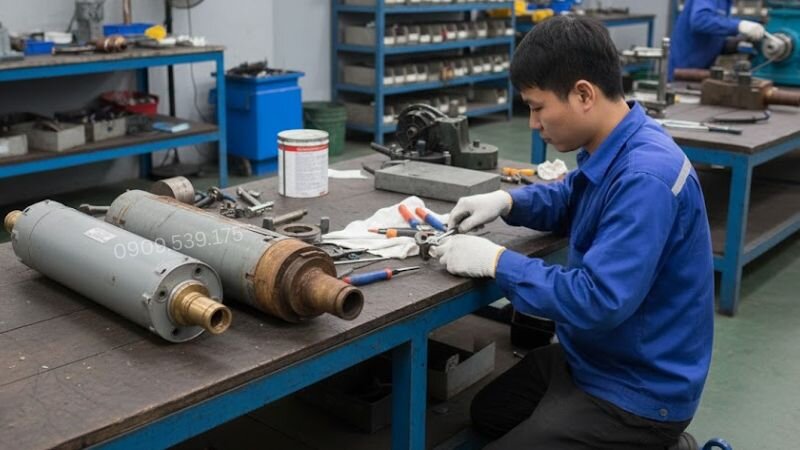 Bảo dưỡng định kỳ motor máy bơm nước tự mồi.