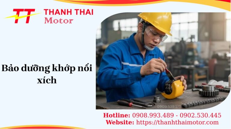 Bảo dưỡng khớp nối xích