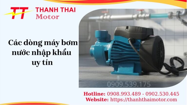 Máy bơm nước nhập khẩu