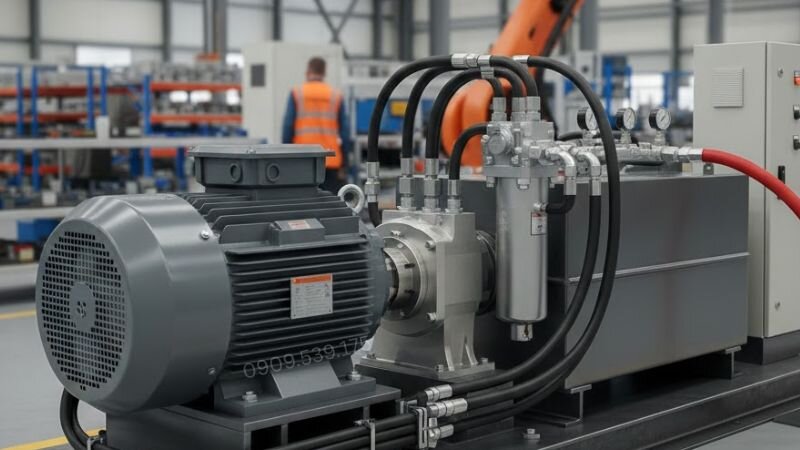 Điều chỉnh áp suất và lưu lượng phù hợp với công suất, tránh motor vận hành liên tục ở mức tải cao.