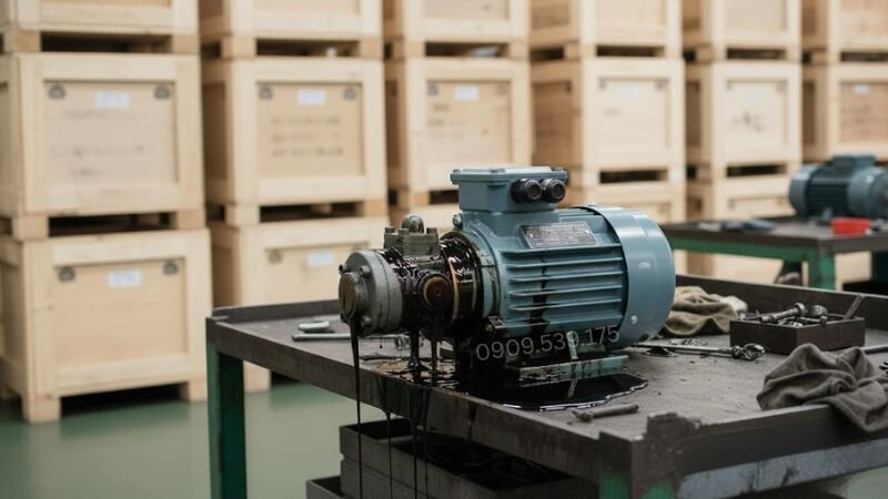 Lắp đặt sai cách dẫn đến máy bơm dầu bị rò rỉ nhớt.