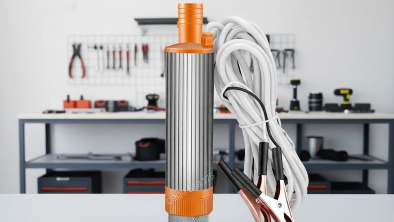 Máy bơm chìm 12V không chổi than hoạt động êm ít tiếng ồn, hiệu suất cao và tiết kiệm năng lượng.