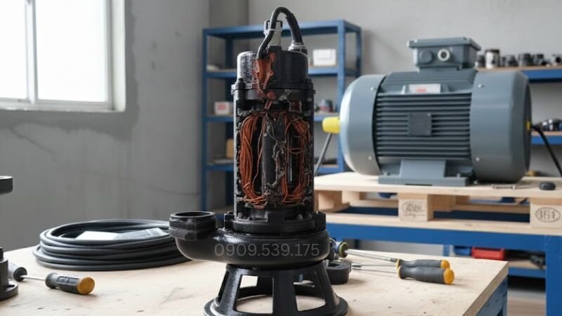 Máy bơm nước hoạt động quá tải khi hoạt động trong môi trường khắc nghiệt.