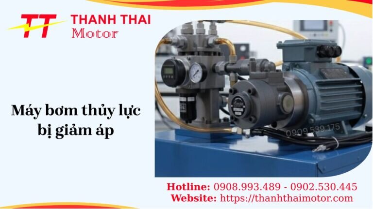 Máy bơm thủy lực bị giảm áp