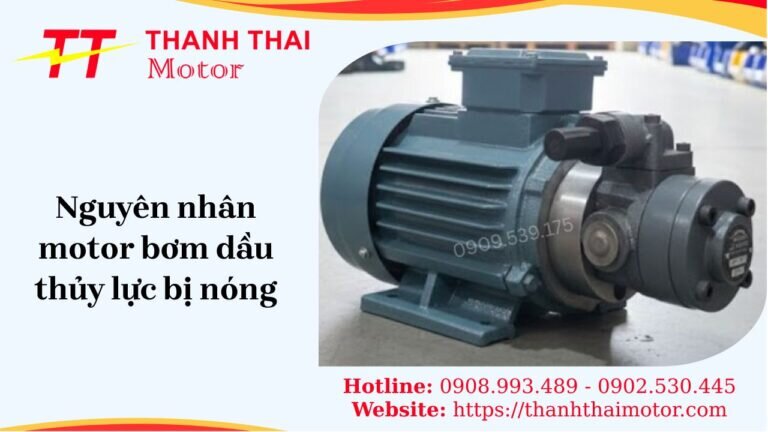 Motor bơm dầu thủy lực bị nóng