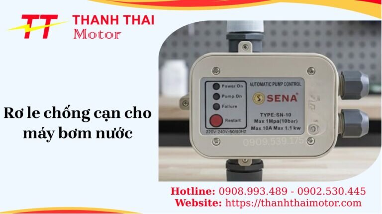 Rơ le chống cạn cho máy bơm nước