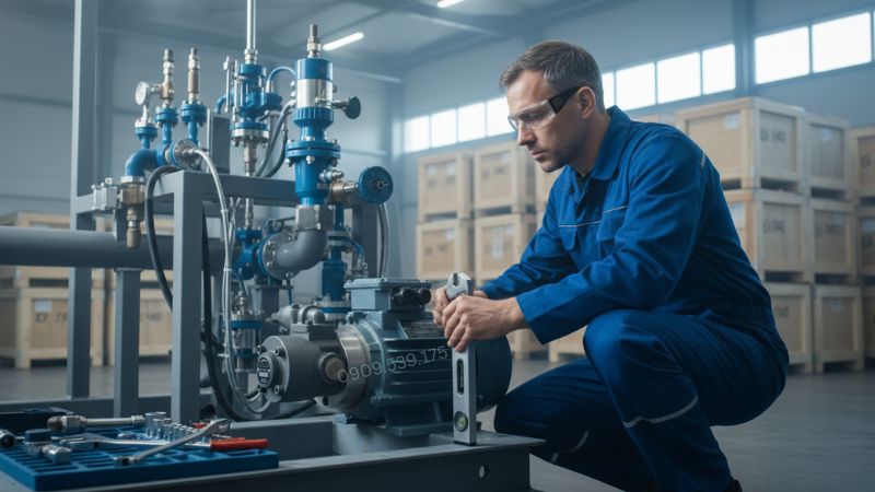 Vị trí lắp đặt xung quanh nên thông thoáng để motor dễ tản nhiệt trong quá trình vận hành liên tục.