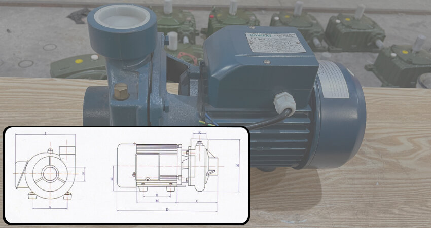 Bản vẽ bơm ly tâm là tập hợp các tài liệu kỹ thuật chi tiết, thể hiện cấu tạo bơm ly tâm, kích thước, vật liệu bơm ly tâm, thông số kỹ thuật