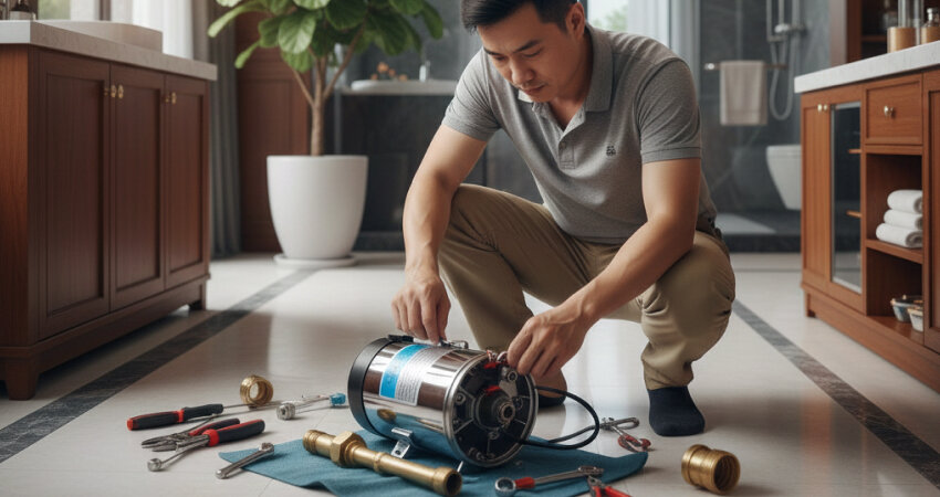 Việc nhận diện đúng nguyên nhân và xử lý kịp thời không chỉ giúp khôi phục áp lực nước sinh hoạt mà còn tránh hư hỏng motor, giảm chi phí sửa chữa về lâu dài.