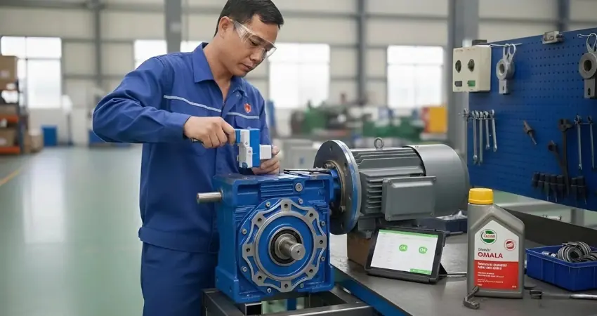 Quy trình lắp đặt và bảo dưỡng hộp giảm tốc