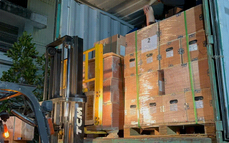 Quá trình nhập kho chuyển hàng về kho