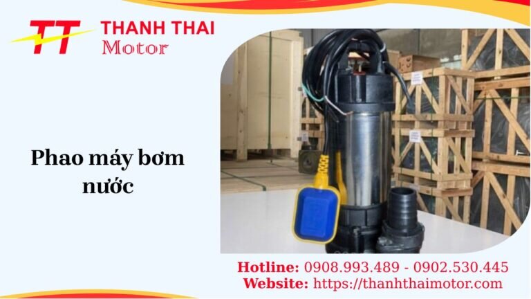 Phao bơm nước giếng khoan là loại phao chuyên dụng, được thiết kế để làm việc ổn định trong môi trường sâu và có áp lực nước lớn.