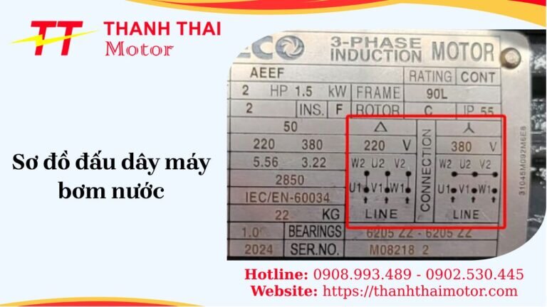 sơ đồ đấu dây máy bơm nước
