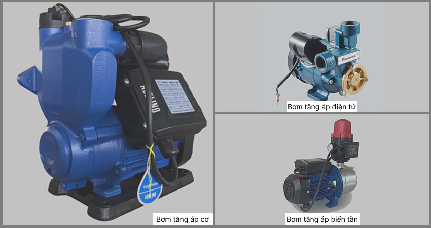 So sánh kỹ thuật các dòng bơm tăng áp gia đình