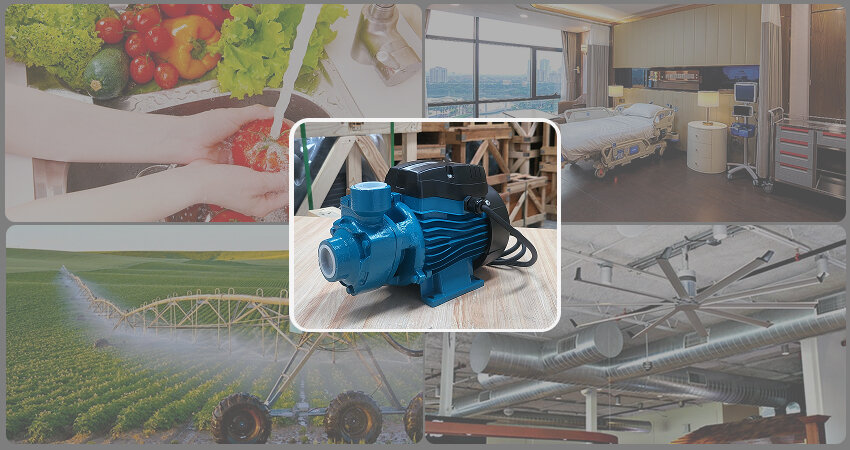 Máy bơm nước đẩy cao không ồn hoạt động êm ái đến mức gần như “vô thanh”, phù hợp từ nhà ở, chung cư, khách sạn cho đến các hệ thống tưới tiêu hay làm mát