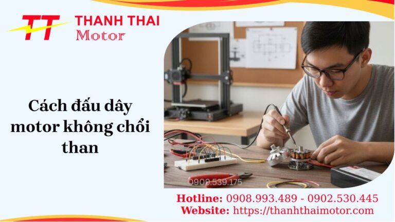 Cách đấu dây motor không chổi than