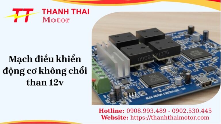 Mạch điều khiển động cơ không chổi than 12v