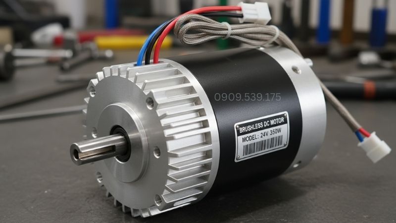 Motor 24V 350W không chổi than là một loại động cơ không chổi than (BLDC) hoạt động với điện áp 24V, công suất định mức 350W.