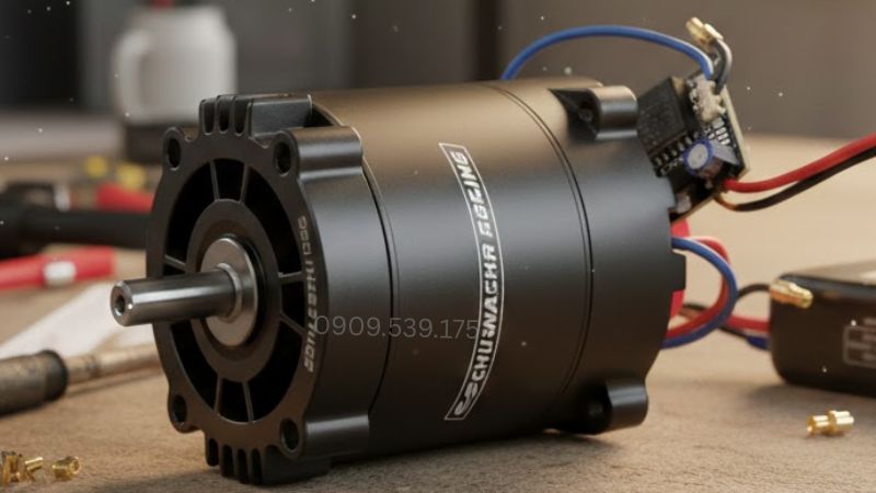 Motor 550 không chổi than là một loại động cơ điện (motor điện) có kích thước cỡ 550