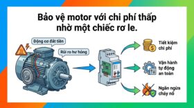 Bảo vệ motor với chi phí thấp nhờ một chiếc rơ le.